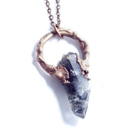 Phantom ghost Quartz Necklace - Picture 1 of 12